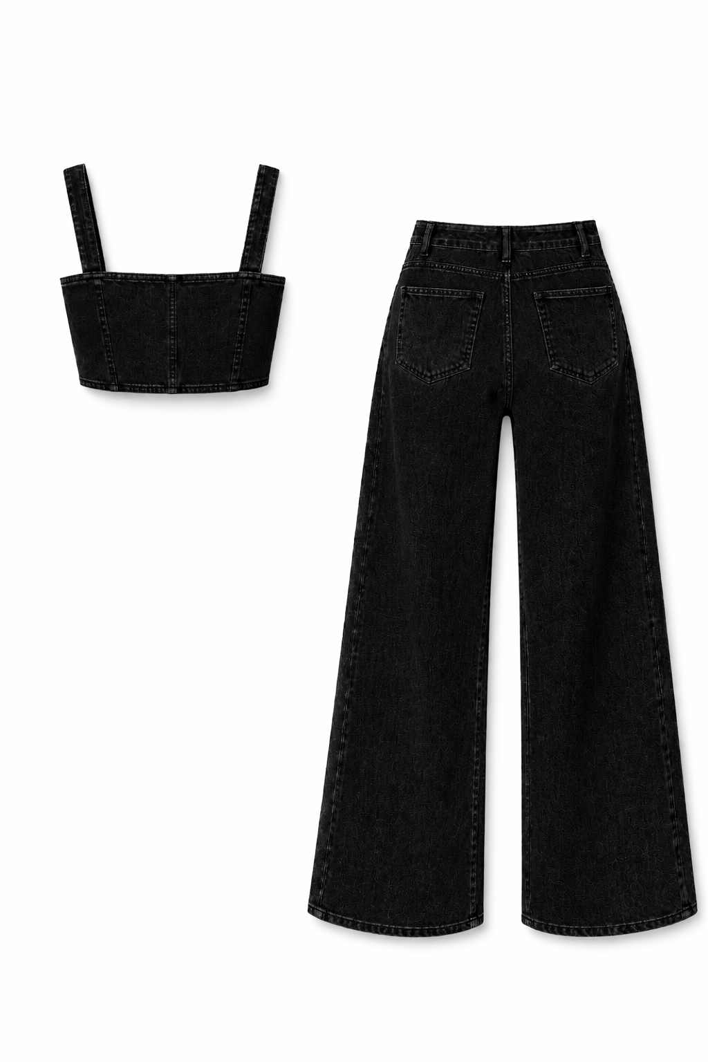 Bella Bow Denim Set