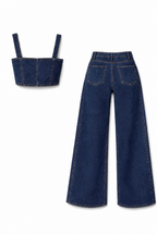Bella Bow Denim Set