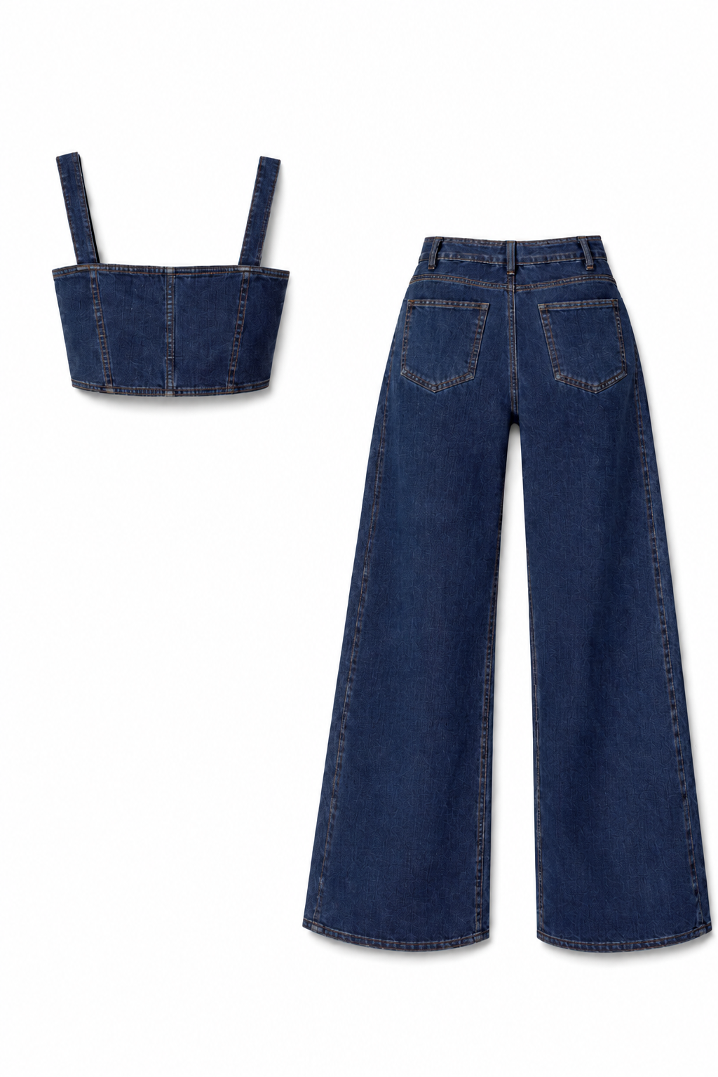 Bella Bow Denim Set