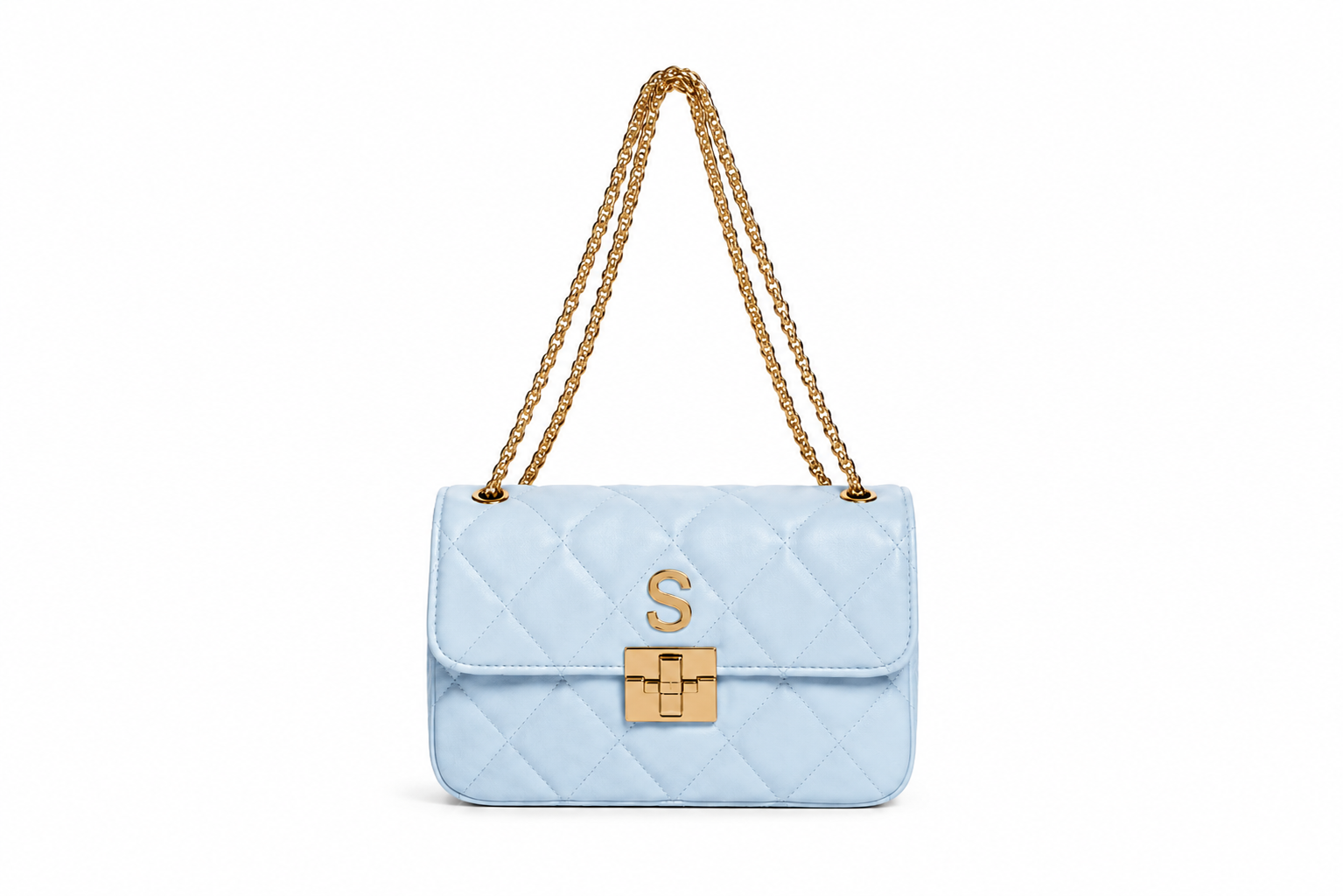 Signature Quilted Shoulder Bag