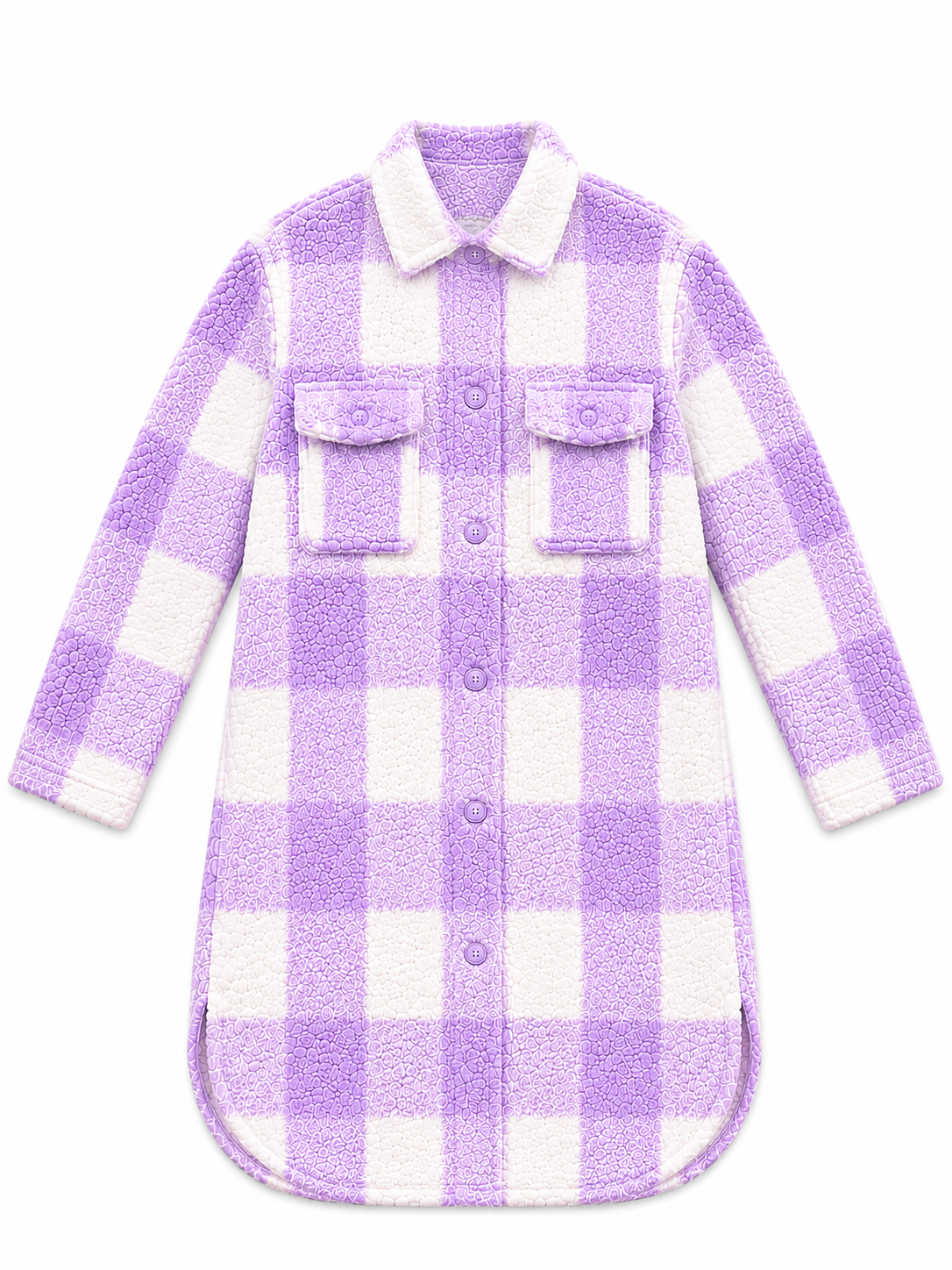 Plaid Overshirt Coat
