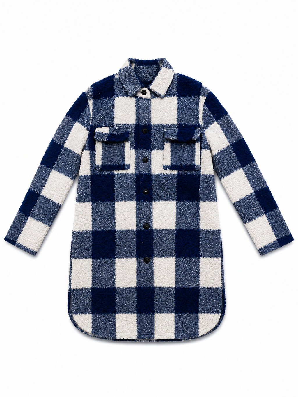 Plaid Overshirt Coat