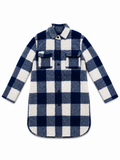 Plaid Overshirt Coat