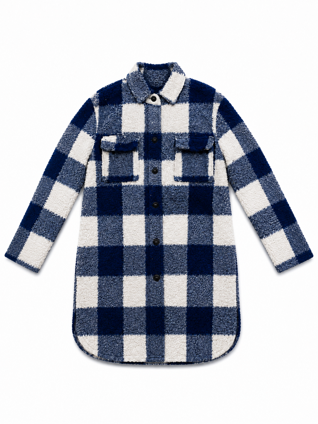 Plaid Overshirt Coat
