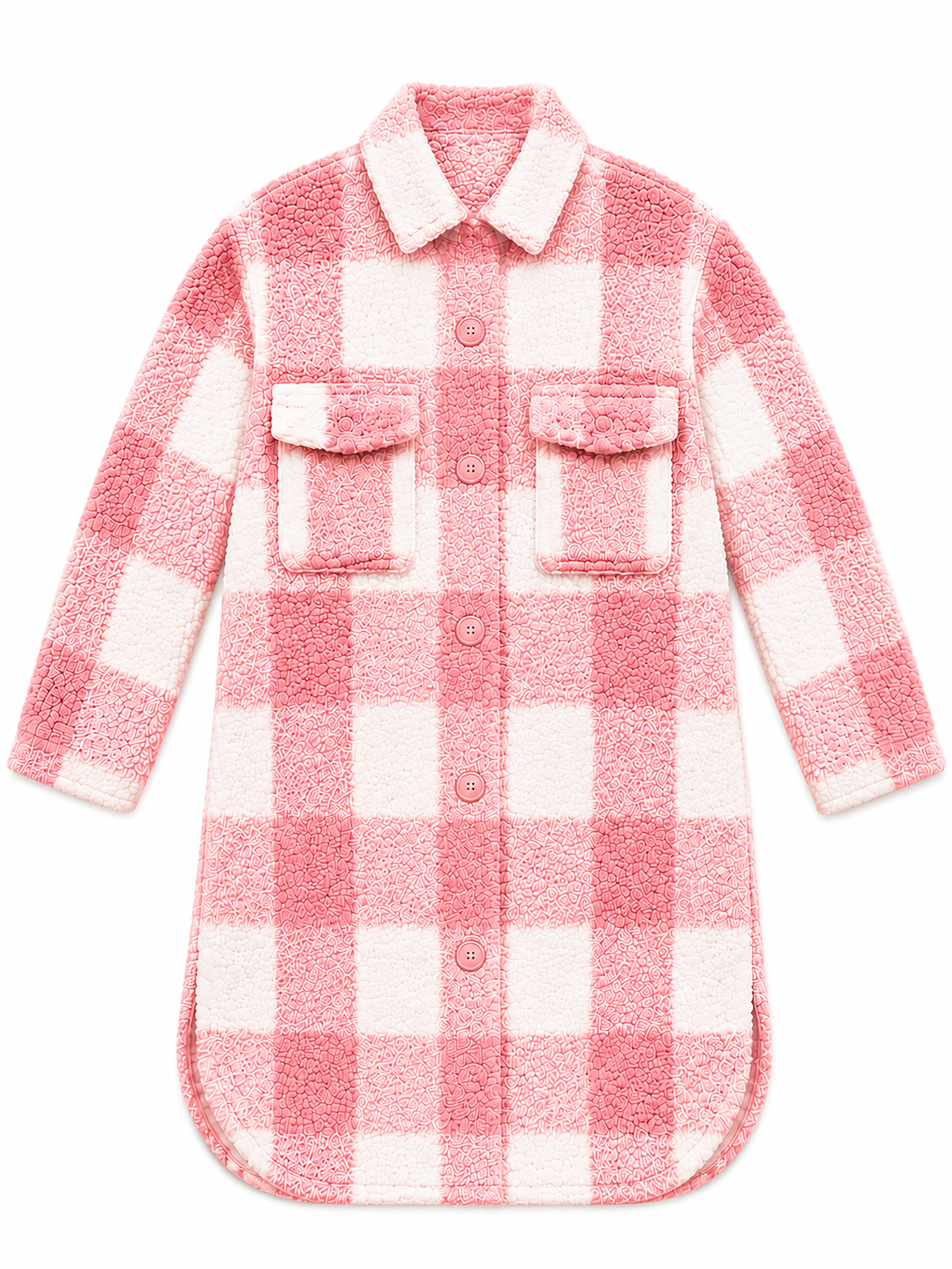 Plaid Overshirt Coat