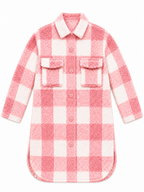 Plaid Overshirt Coat