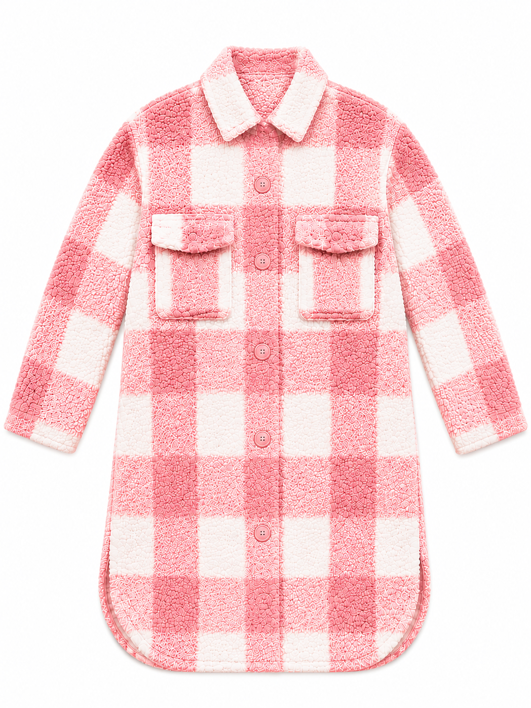 Plaid Overshirt Coat