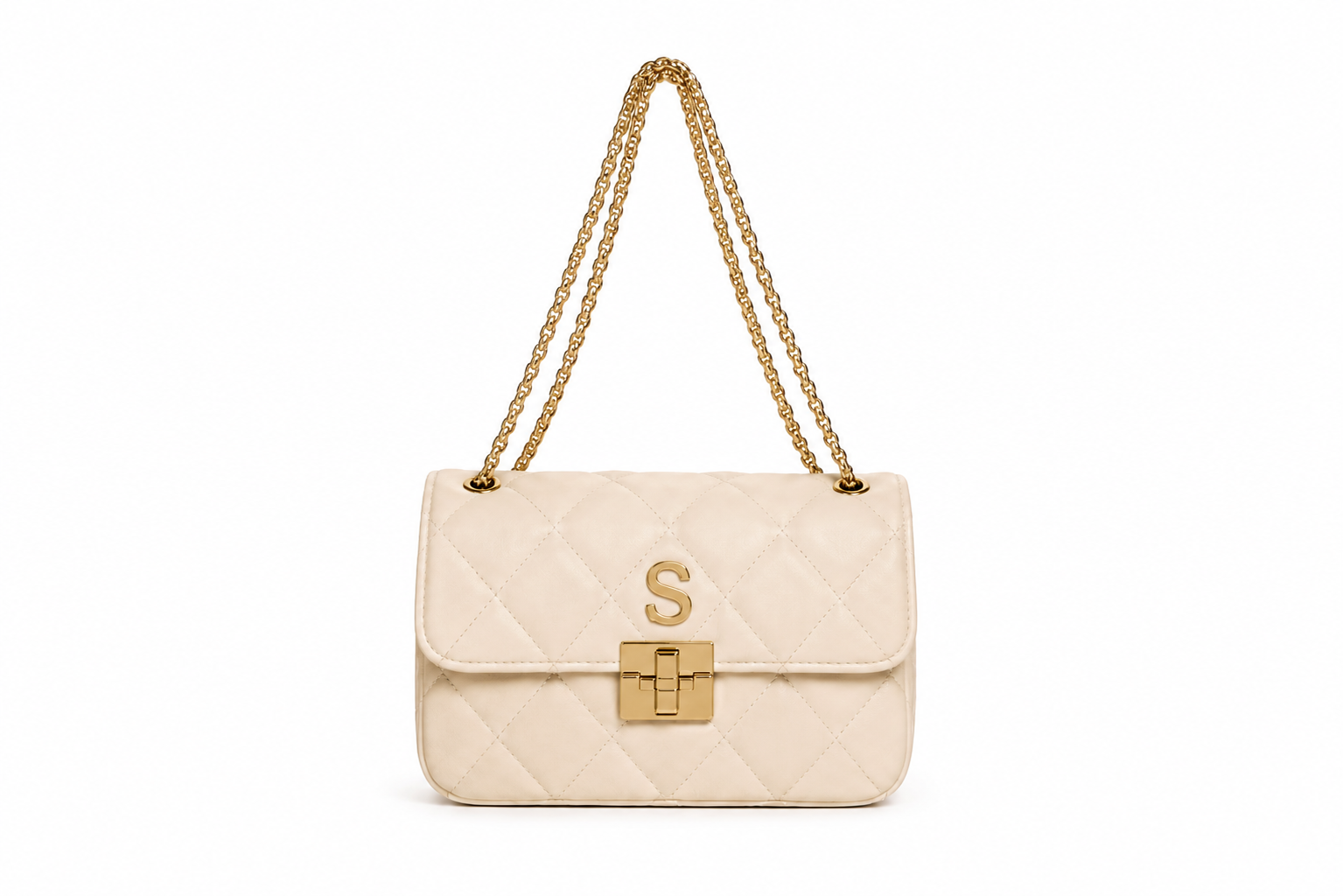 Signature Quilted Shoulder Bag