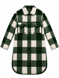 Plaid Overshirt Coat