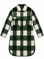 Plaid Overshirt Coat
