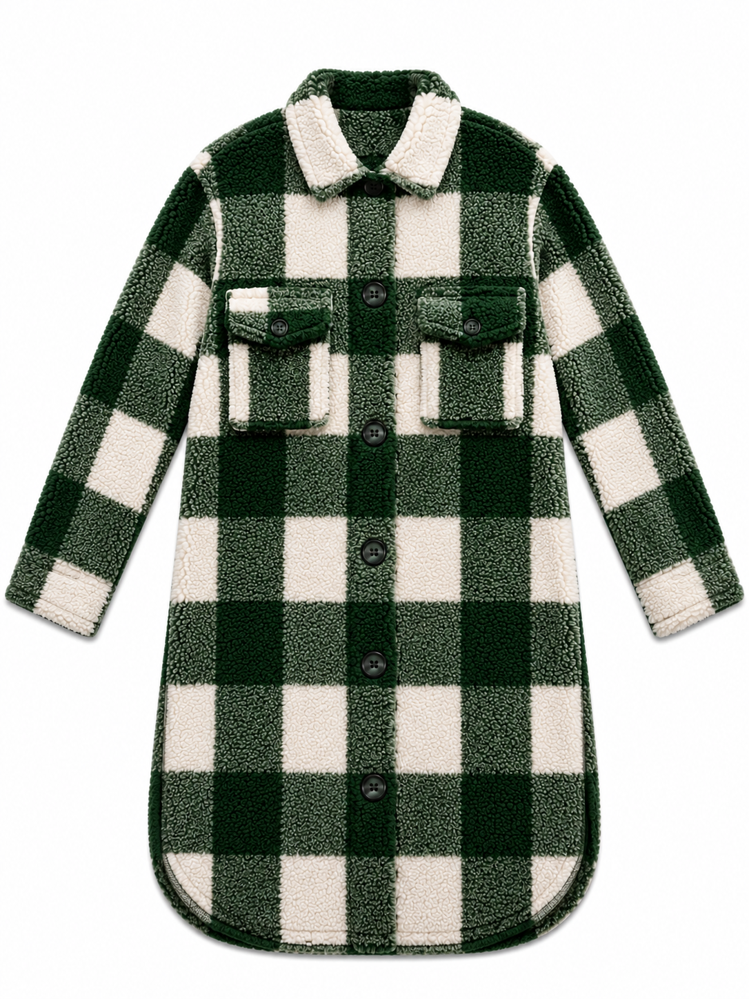 Plaid Overshirt Coat