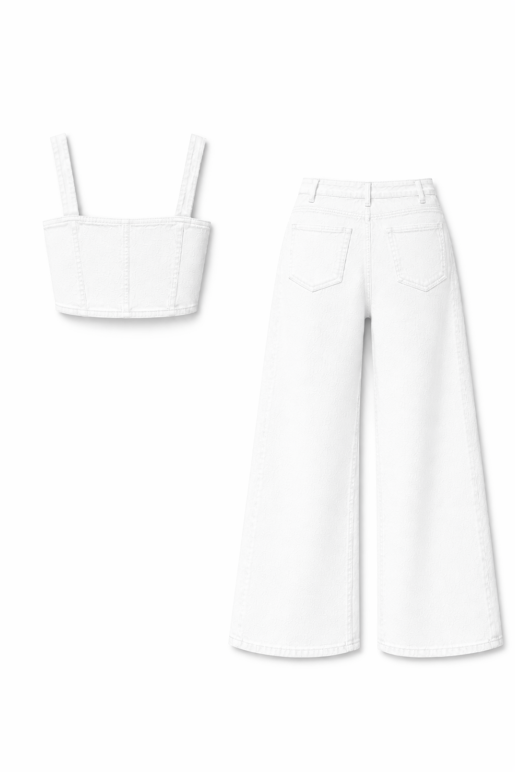Bella Bow Denim Set